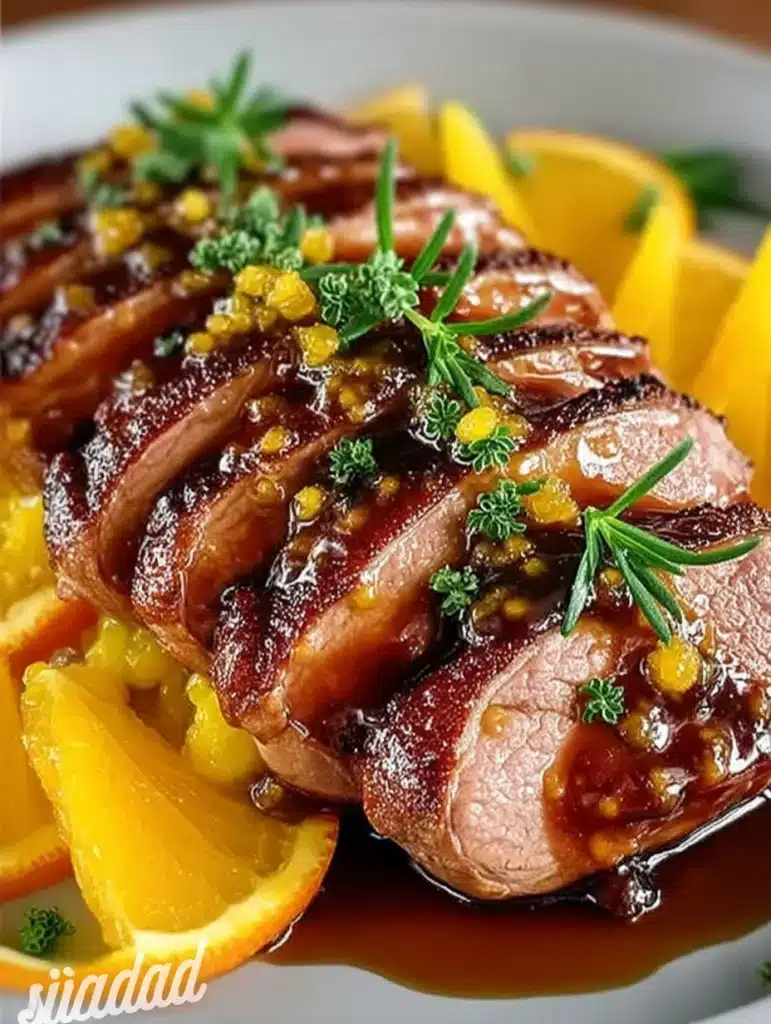 Entenbrust mit Orangensauce Rezept: Knusprige Haut & saftiges Fleisch für festliche Anlässe