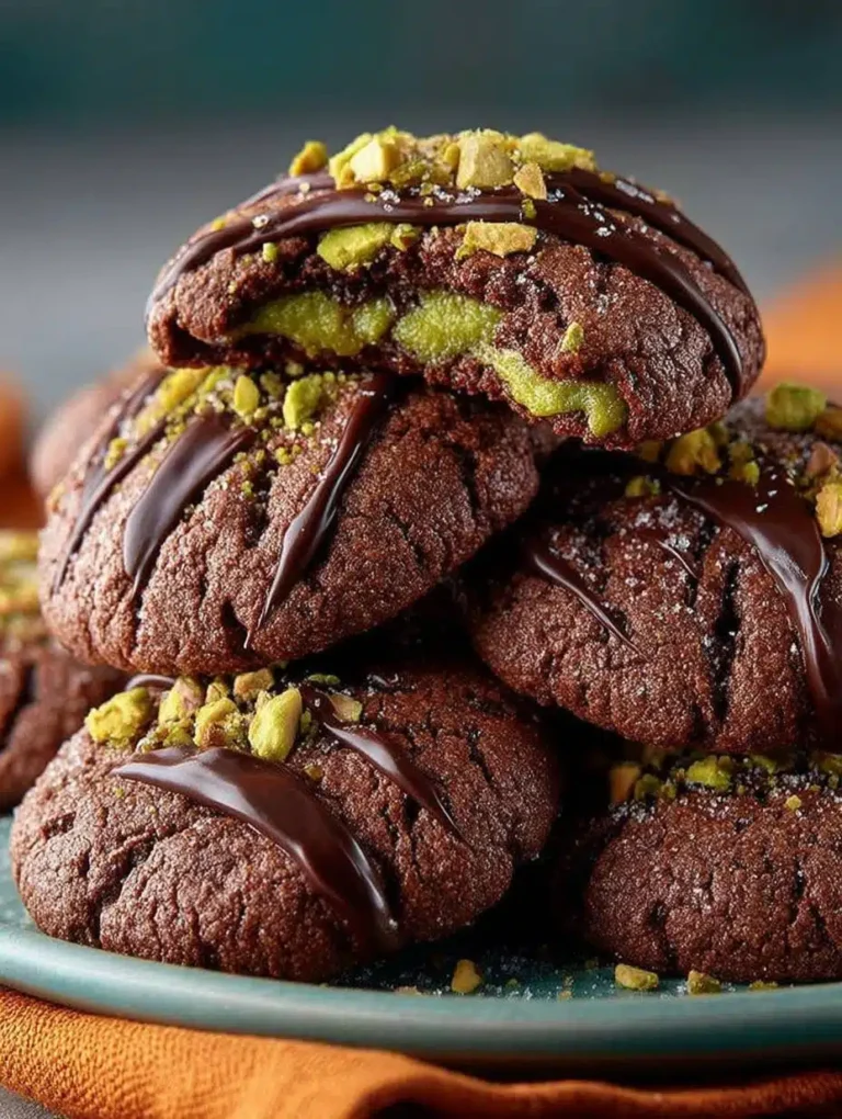 Saftige Schoko-Pistazien-Kekse backen: Einfaches Rezept mit Zartbitterschokolade & knackigen Pistazien (55 Min.)