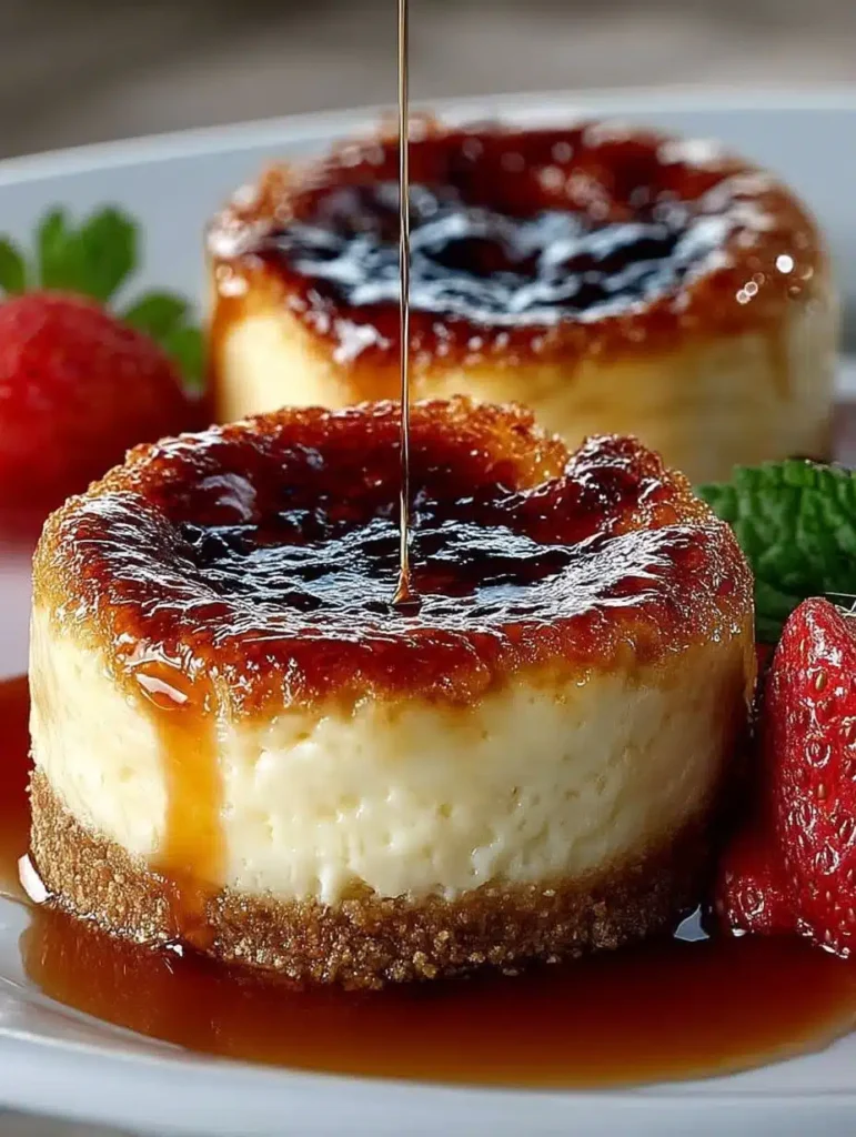 MINI CRÈME BRÛLÉE KÄSEKUCHEN REZEPT: Unwiderstehlich cremig mit knuspriger Karamellkruste