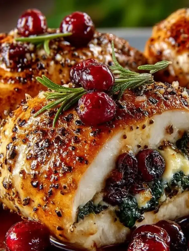 Gefüllte Hähnchenbrust mit Cranberry-Frischkäse: Saftiges Ofenrezept leicht gemacht