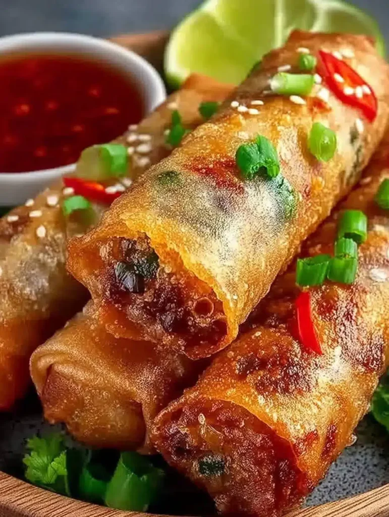 Crispy Frühlingsrollen Airfryer: Knuspriges Rezept mit Hühnchen & Gemüse – Schnell & Gesund