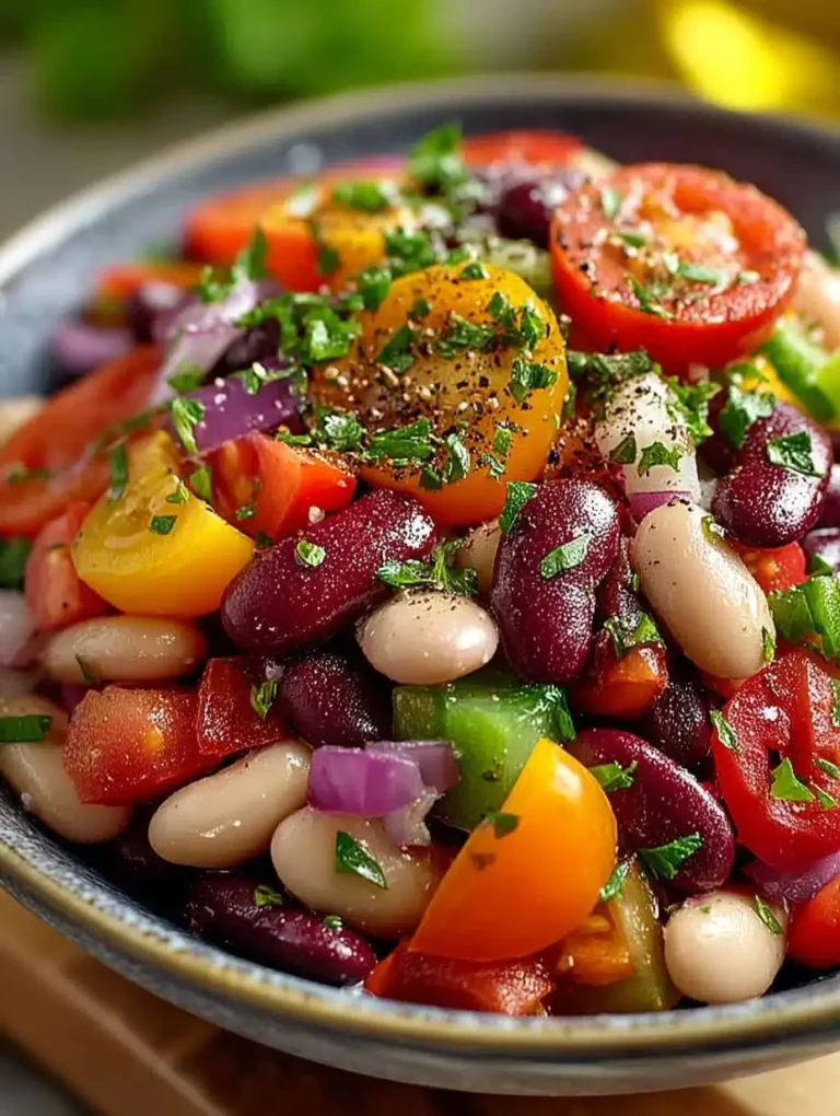 Bunter Bohnensalat Rezept: Frisch, Einfach & Schnell gemacht