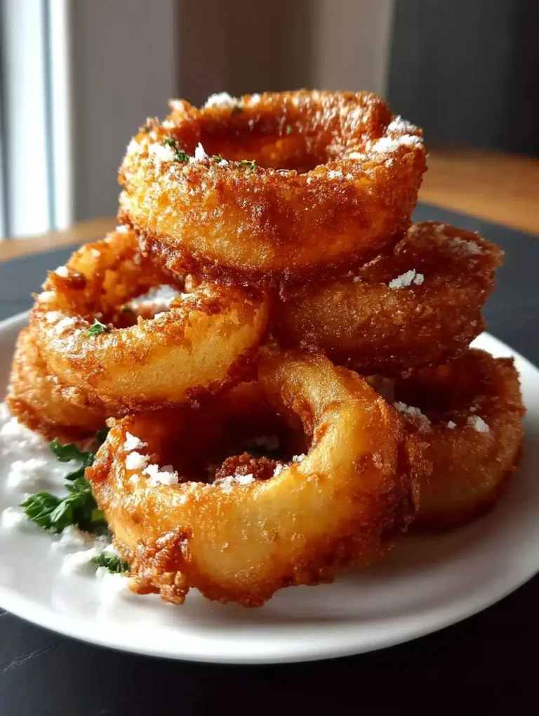 Knusprige Airfryer Zwiebelringe: Einfaches Rezept mit Buttermilch für extra Knusprigkeit
