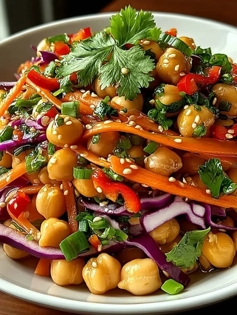 Knackiger Thai-Kichererbsensalat Rezept: Schnell & Gesund in 20 Minuten