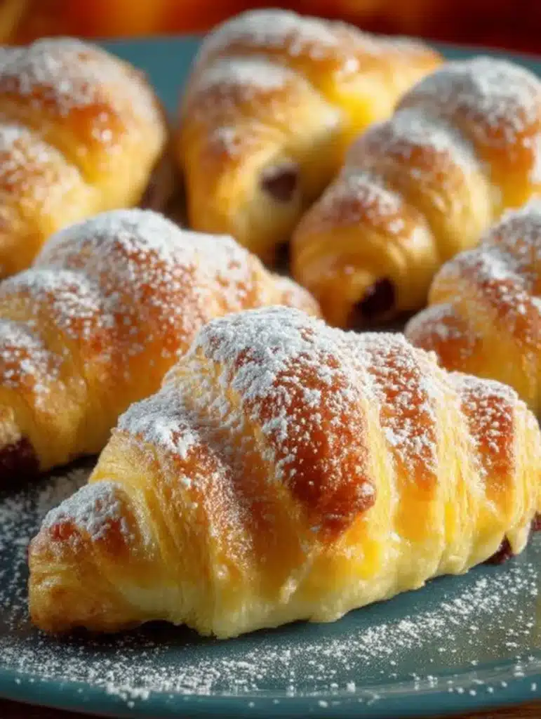 Sahne-Hörnchen ohne Gehzeit: Schnelles Hefeteig-Rezept für luftigen Genuss