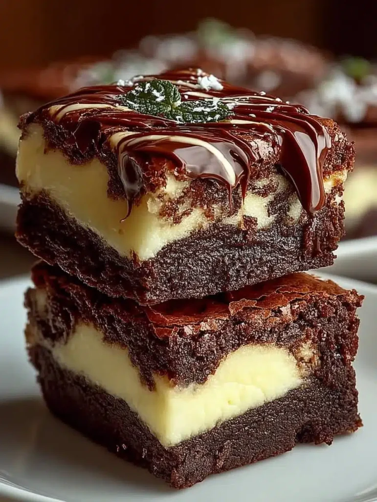 Frischkäse-Brownies Rezept: Unwiderstehlich cremig, schokoladig & einfach