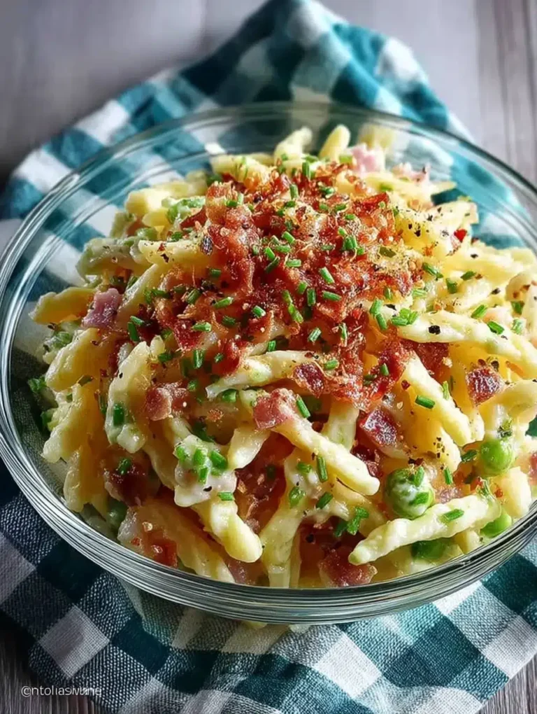 Spätzlesalat Rezept: Frisch, Cremig & Schnell mit Joghurt-Dressing