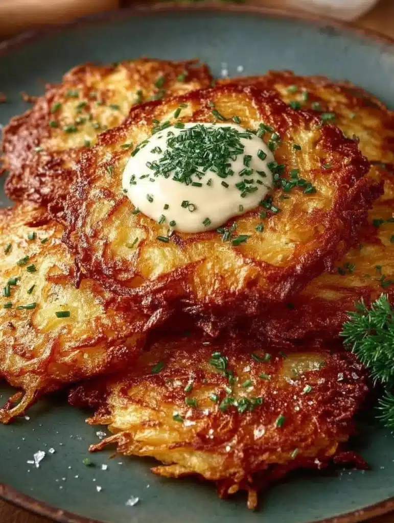 German Potato Pancakes Rezept: Knusprige Reibekuchen & Kartoffelpuffer