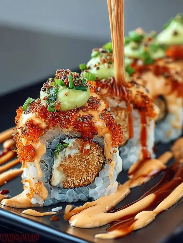 Volcano Roll Rezept: Würziger Hühnchen-Sushi mit Chili-Mayonnaise – Schnell & einfach selbst machen