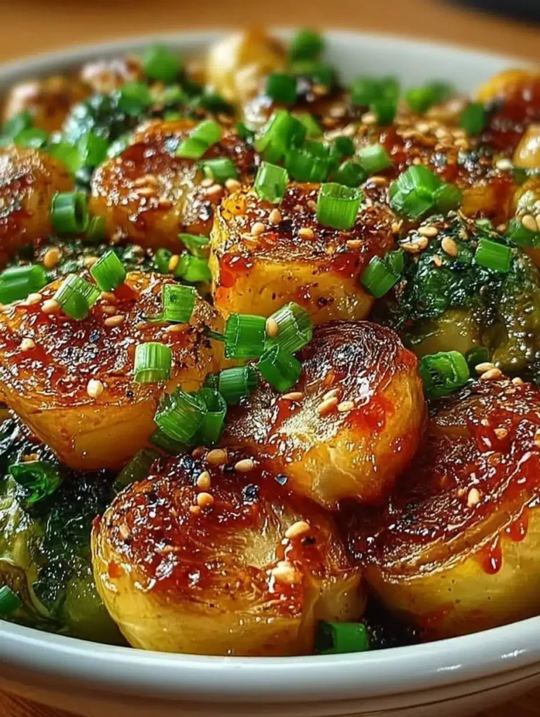 Honig Sriracha Rosenkohl Rezept: Knusprig, Süß-Scharf & Einfach aus dem Ofen