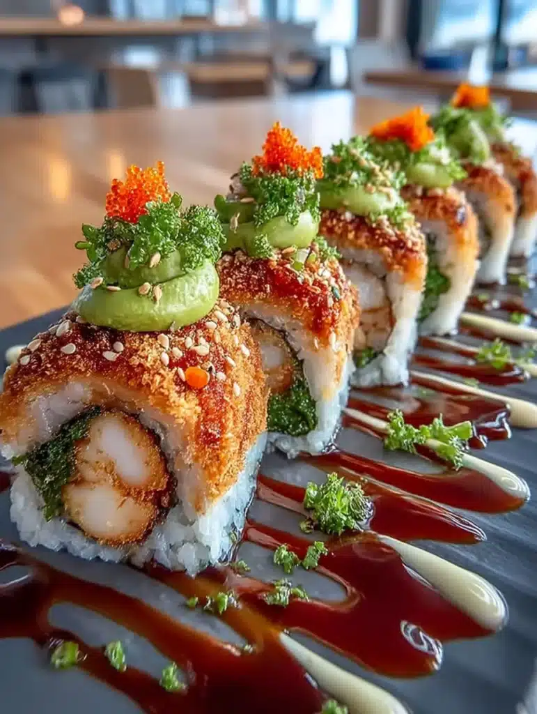 SPICY CRUNCHY DRAGON ROLL MAGIC: Das ultimative Sushi-Rezept mit scharfem Hühnchen für zu Hause