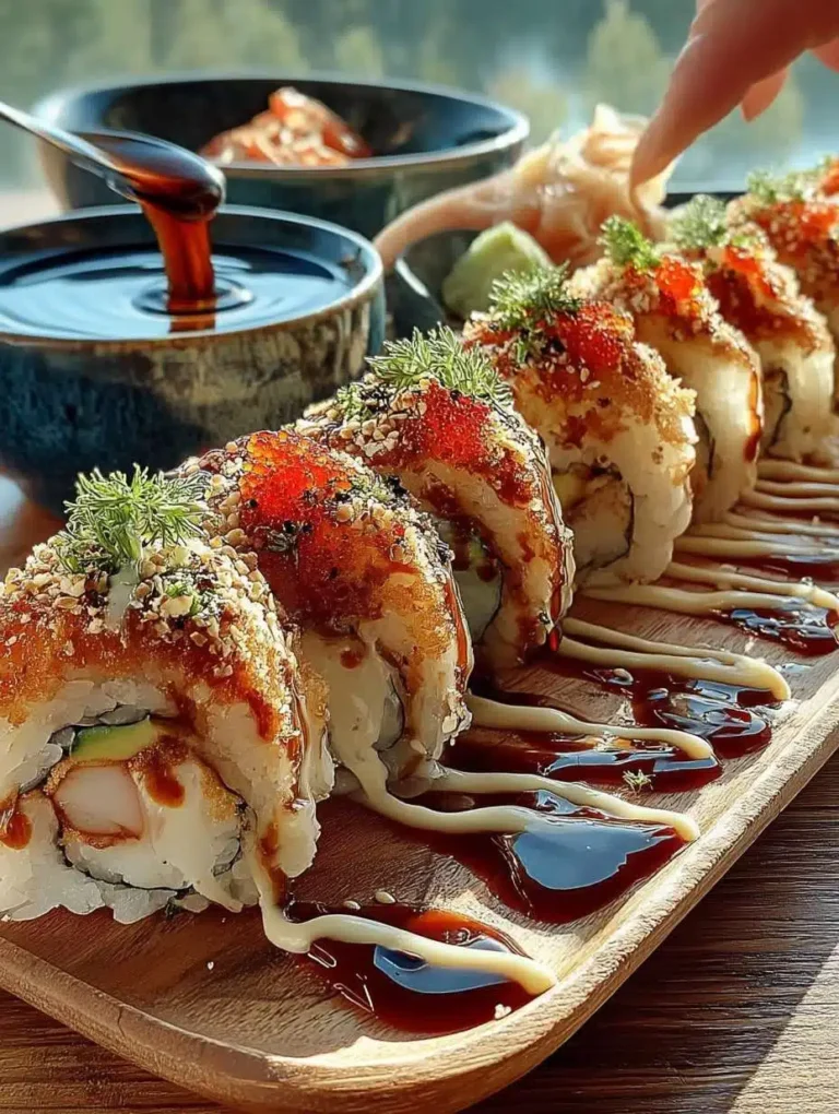 Homemade California Crunch Roll Sushi: Rezept & Anleitung für knusprigen Genuss