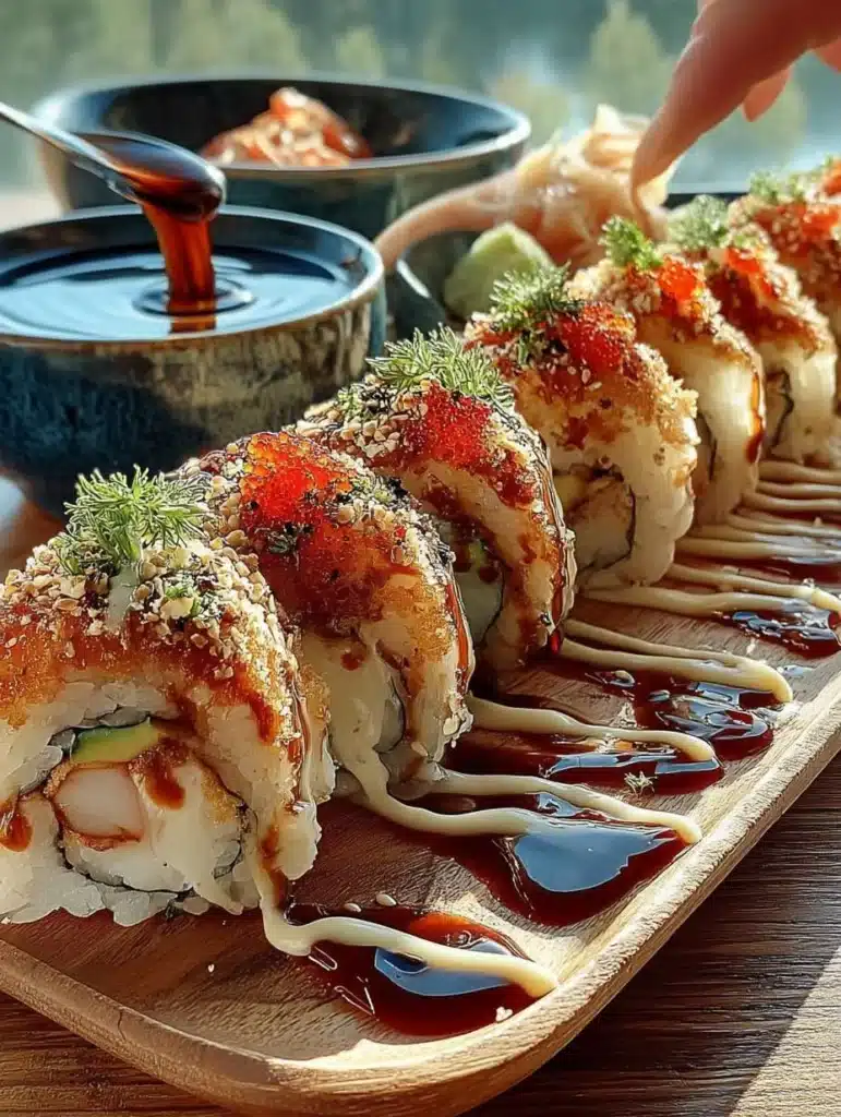 Homemade California Crunch Roll Sushi: Rezept & Anleitung für knusprigen Genuss