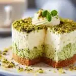 Leichter Low Carb Pistazien-Quarkkuchen ohne Backen: Einfaches No-Bake Rezept 176 595