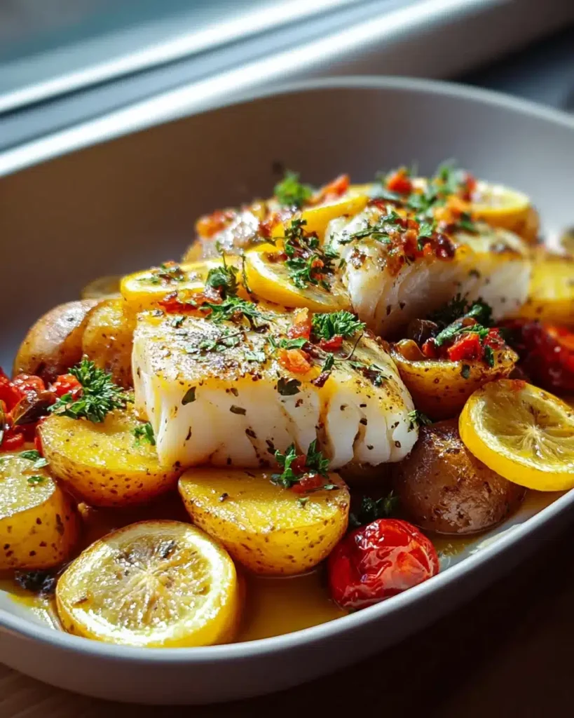 Portugiesischer Ofenfisch mit Kartoffeln: Authentisches & Einfaches Ofen-Rezept