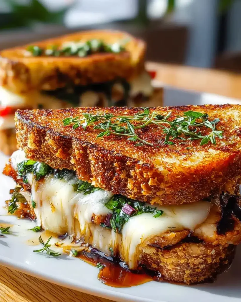 Gegrilltes Balsamico-Vinaigrette Sandwich Melt: Das schnelle Rezept für köstlichen Genuss