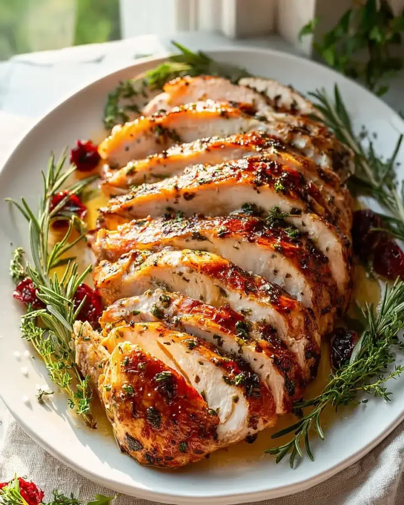 Knusprige Putenbrust mit Knoblauch-Kräuter-Butter: Das saftige Rezept für Festtage & besondere Anlässe