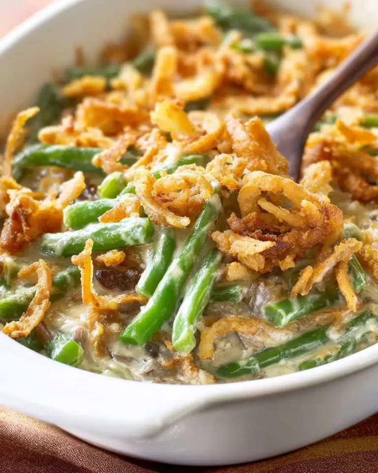 Klassischer Grüner Bohnen Auflauf Rezept: Das Original für Festtage – Cremig, Knusprig & Einfach