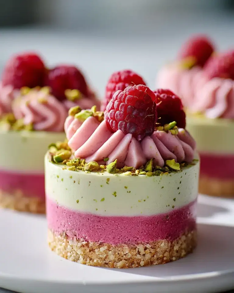 Himbeer-Pistazien-Mousse-Törtchen Rezept: Elegant, Einfach & Perfekt für besondere Anlässe