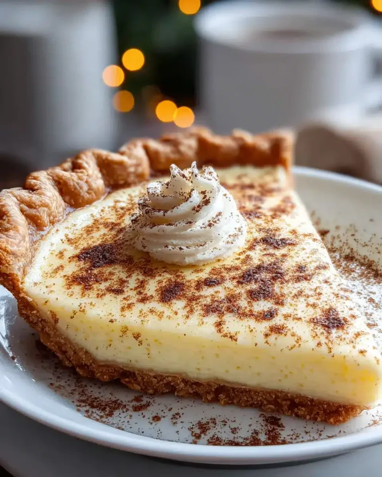 Christmas Eve Zimt-Vanille Custard Pie: Das cremige & einfache Festtagsrezept für Weihnachten