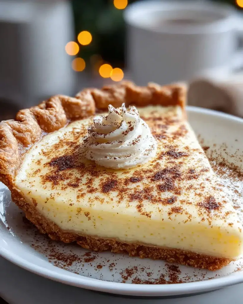 Christmas Eve Zimt-Vanille Custard Pie: Das cremige & einfache Festtagsrezept für Weihnachten