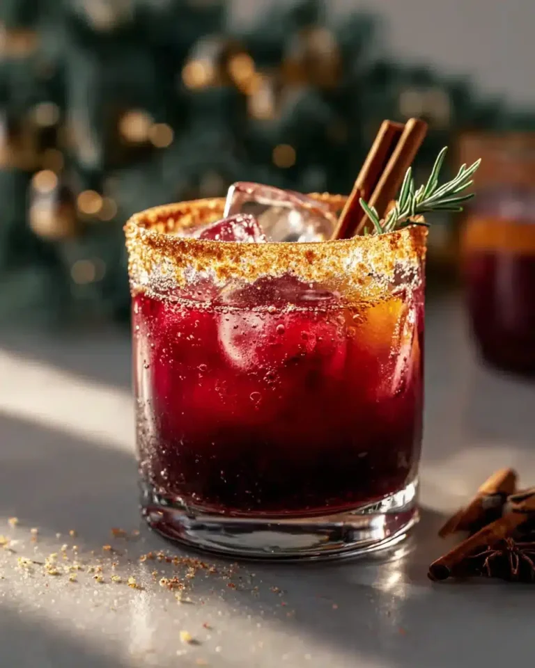 Gewürzte Weihnachts-Margarita alkoholfrei: Schnelles Festtags-Rezept für Weihnachten