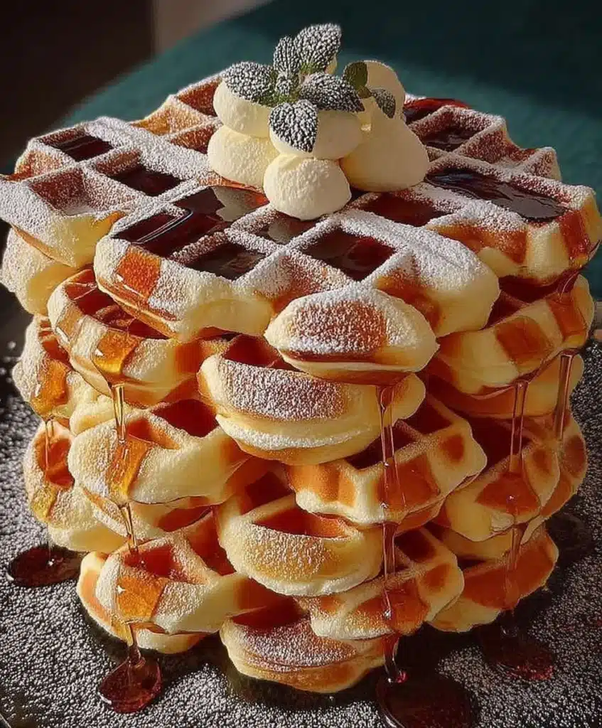 Belgische Joghurt Waffeln: Einfaches Rezept für fluffig & knusprig