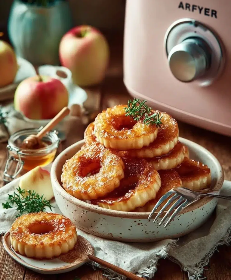 Airfryer Apfelringe mit Zimt: Knuspriges Rezept unter 20 Minuten | Schnell & Einfach