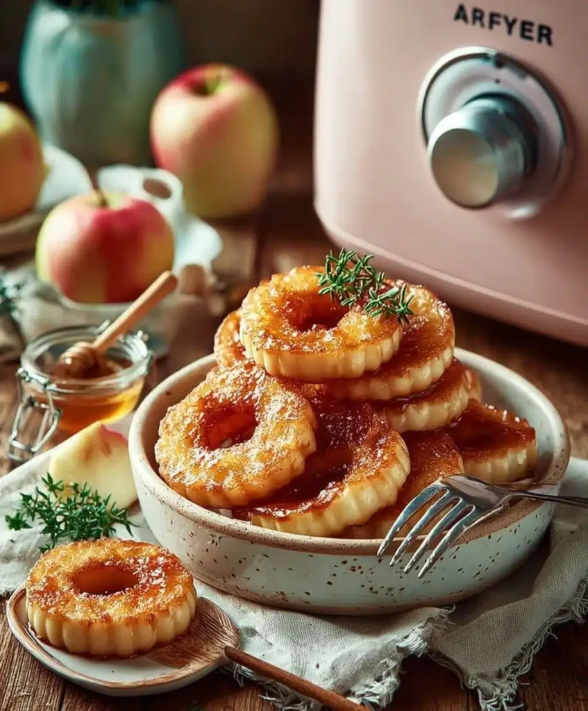 Airfryer Apfelringe mit Zimt: Knuspriges Rezept unter 20 Minuten | Schnell & Einfach