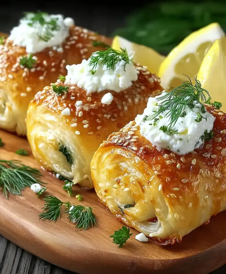 Knusprige Feta Röllchen Ofen: Einfaches Blätterteig-Rezept für Snack & Vorspeise