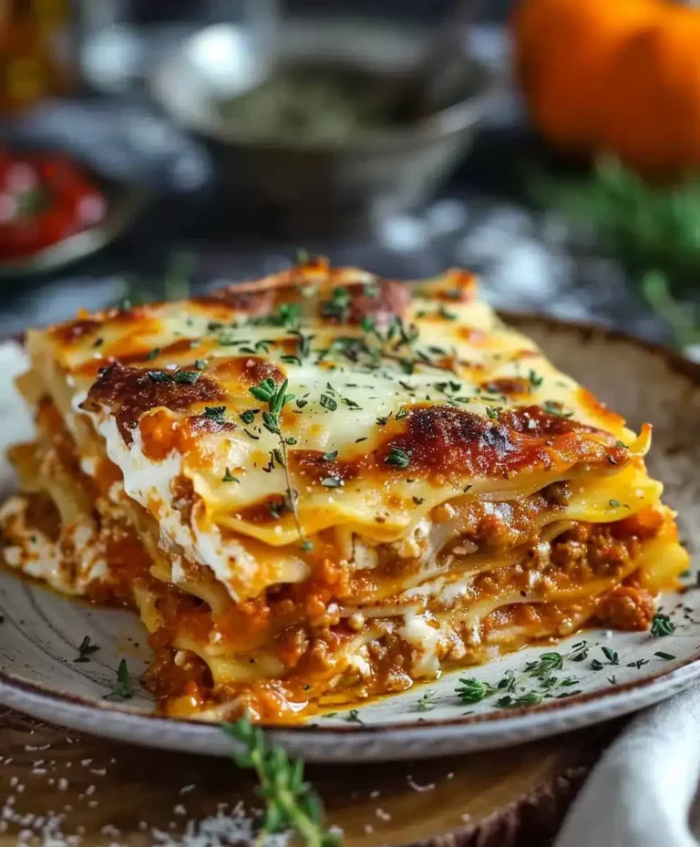 Kürbis Lasagne Rezept: Cremiger Herbst-Soulfood | Vegetarisch & Einfach