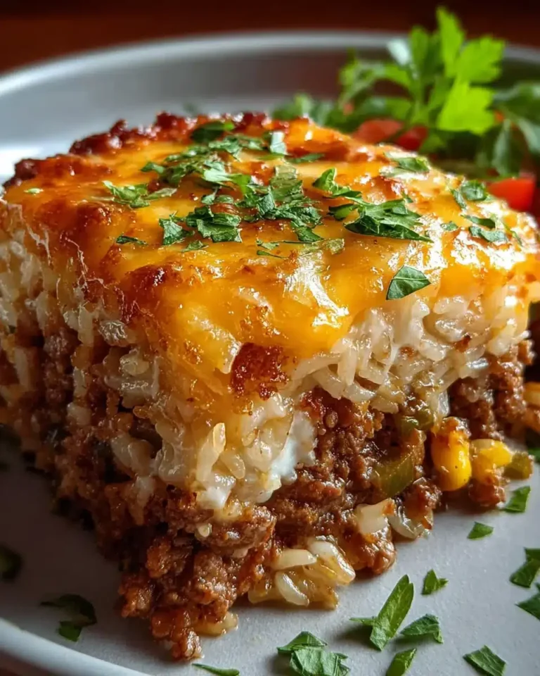 Perfekter Rinderhackfleisch Reisauflauf Rezept: Einfach, herzhaft & für die Familie
