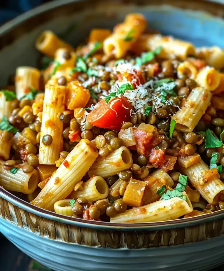 One Pot Pasta mit Linsen: Das schnelle & einfache Rezept für nahrhaftes Familienessen