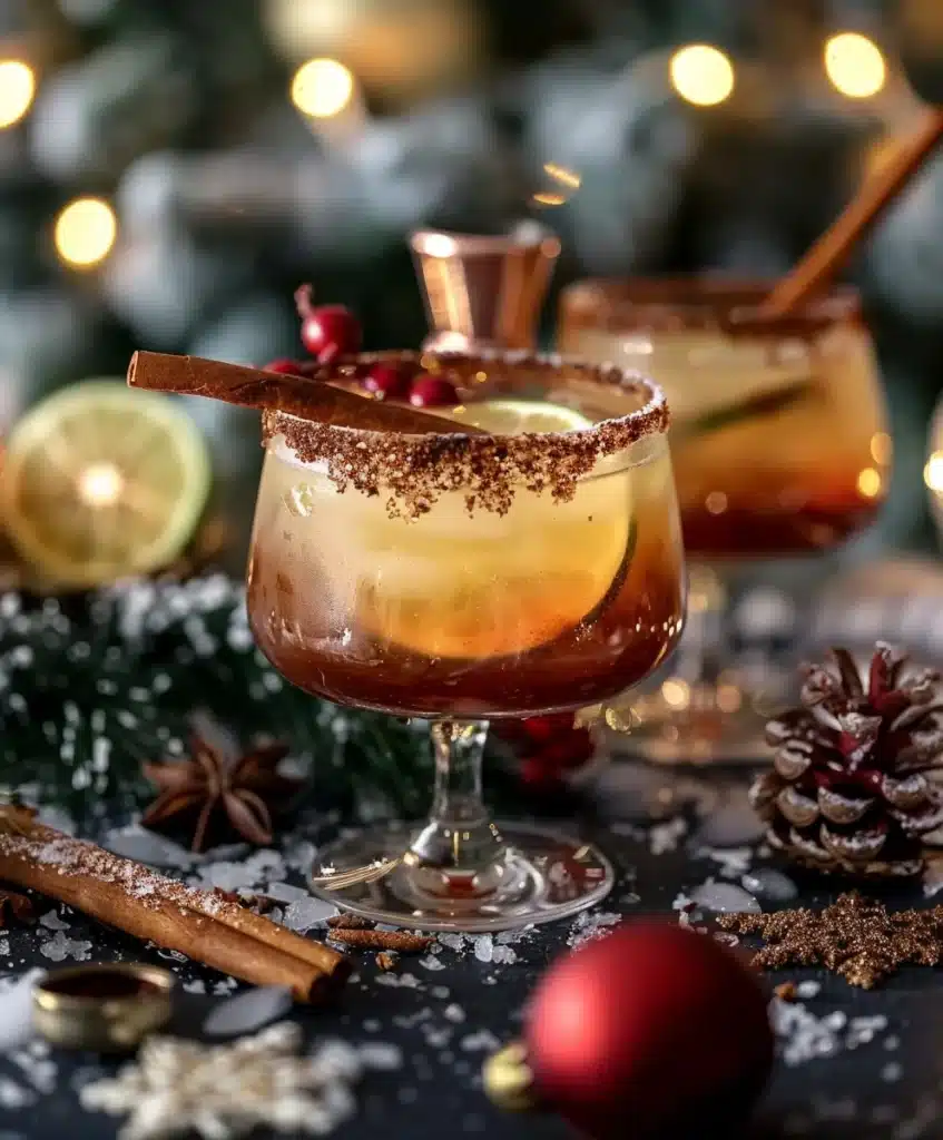 Alkoholfreier Gewürz-Weihnachts-Margarita: Granatapfel & Ingwer Rezept für die Feiertage