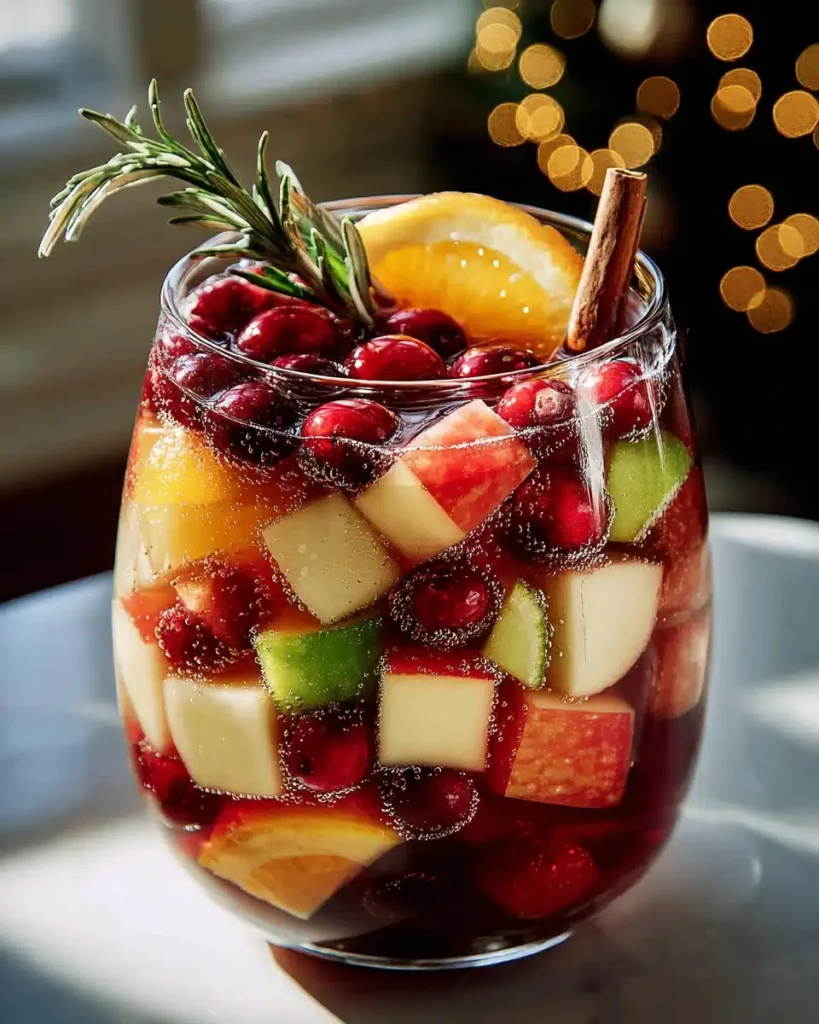 Alkoholfreier Weihnachtssangria Rezept: Einfach, festlich & fruchtig für die Feiertage