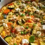 Cremiger Ofenreis mit Feta & Gemüse: Dein einfaches Feierabend-Rezept 9 772