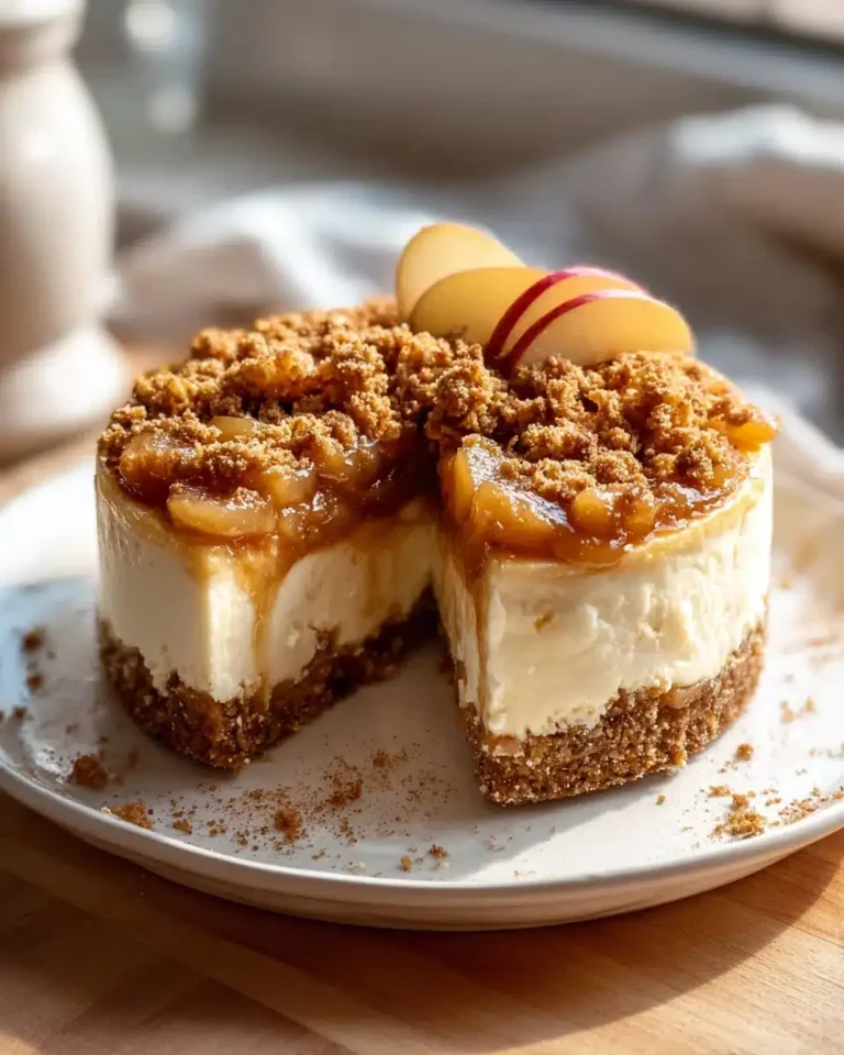 Apfel-Crumble-Käsekuchen Rezept: Cremig-fruchtig mit knusprigen Streuseln