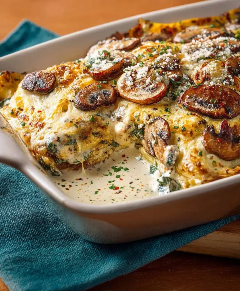 Pilz Lasagne mit Käse: Cremiges Rezept für aromatischen Genuss
