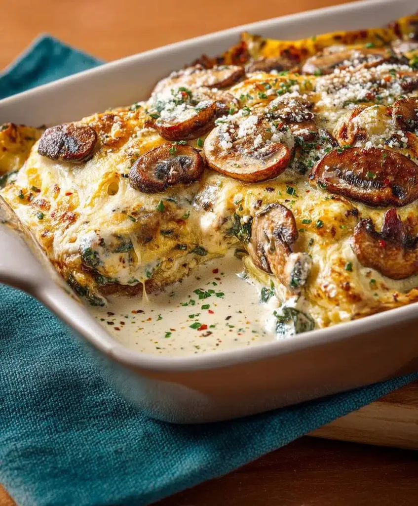 Pilz Lasagne mit Käse: Cremiges Rezept für aromatischen Genuss