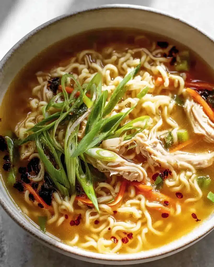 Aromatische Ingwer-Knoblauch-Hähnchen-Nudelsuppe: Das einfache Rezept für wärmendes Seelenfutter