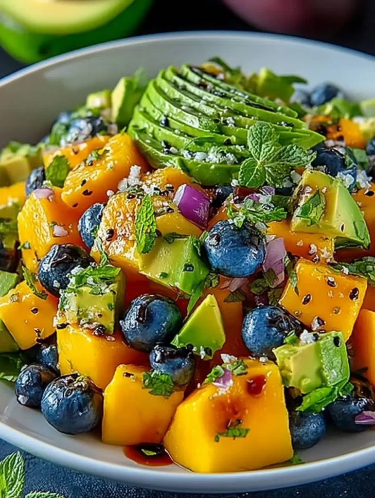 Mango Avocado Salat Rezept: Schneller, frischer Salat mit Limettendressing in 15 Minuten