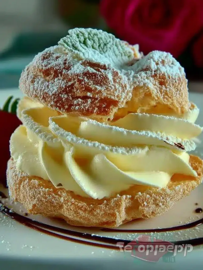 Brandteig-Windbeutel mit Vanillecreme: Einfaches Rezept – Luftig & Cremig