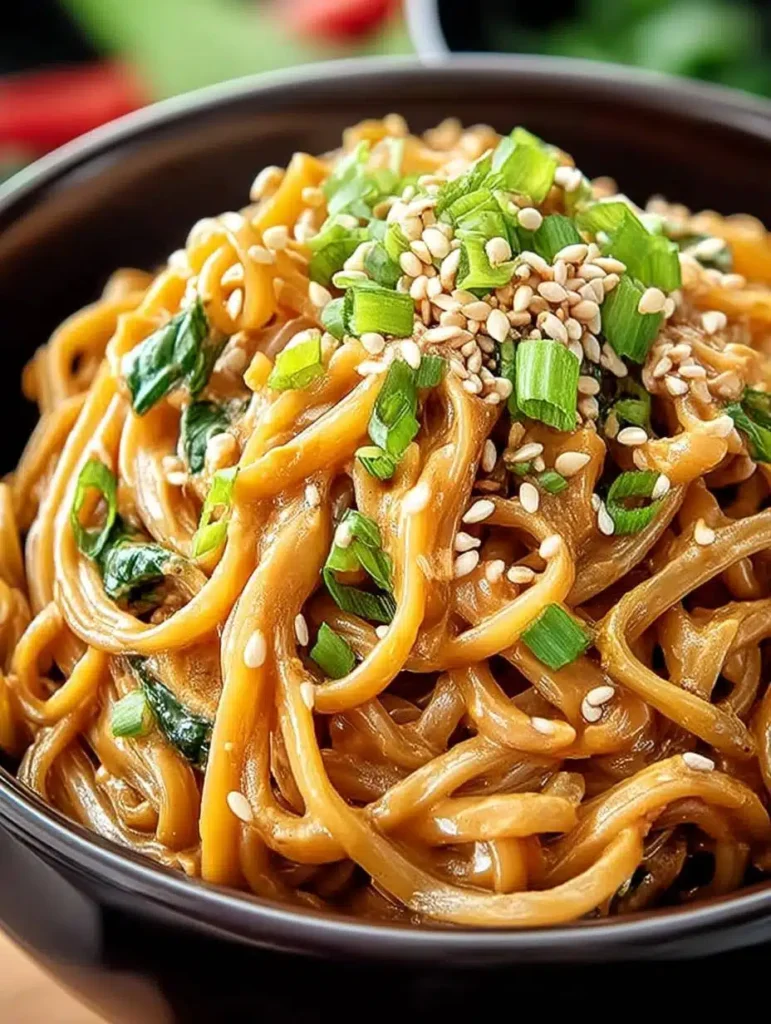 Cremige Thai Erdnussnudeln Rezept: Schnell, einfach & köstlich für dein Abendessen