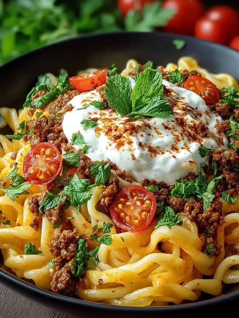Türkische Nudeln mit Joghurt: Das schnelle, cremige & einfache Rezept