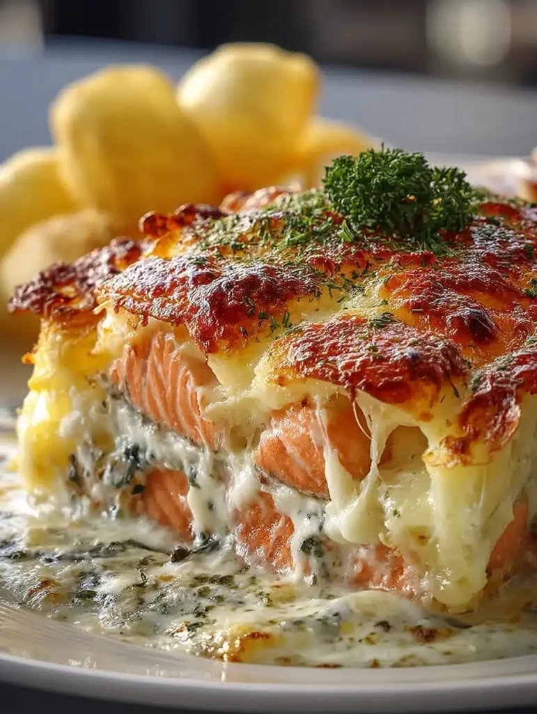 Schneller Lachs Auflauf: Cremig, Frisch & Knusprig in 1 Stunde
