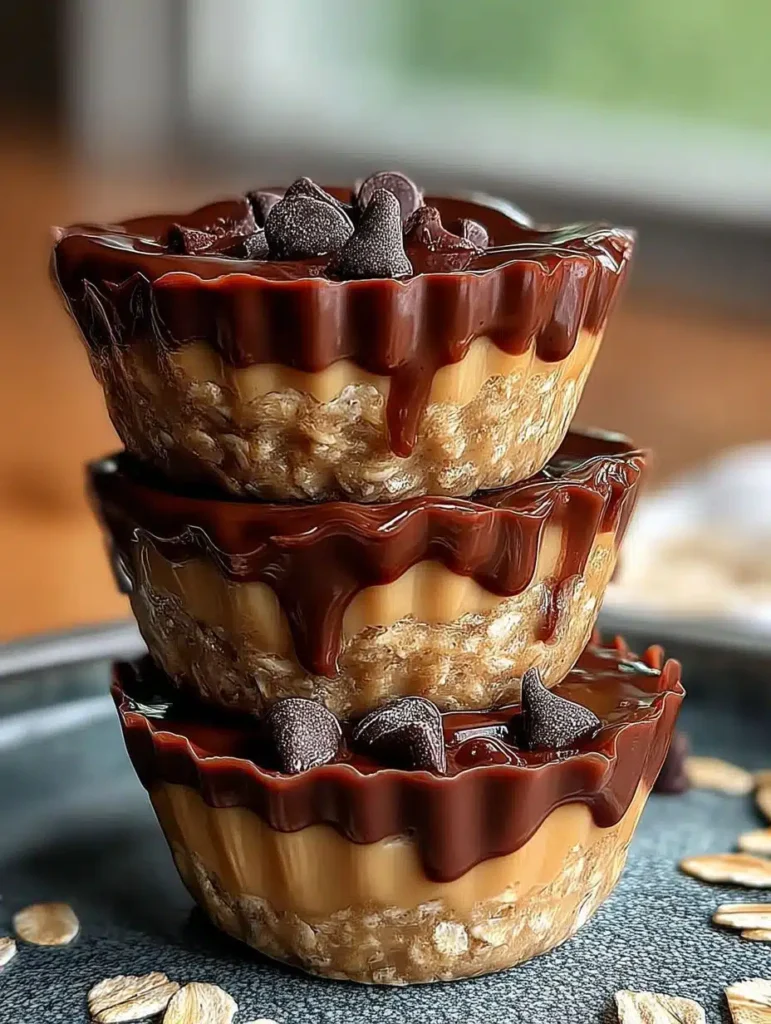 Erdnussbutter Protein Haferflocken Cups: Das einfache Rezept für gesunde & proteinreiche Snacks