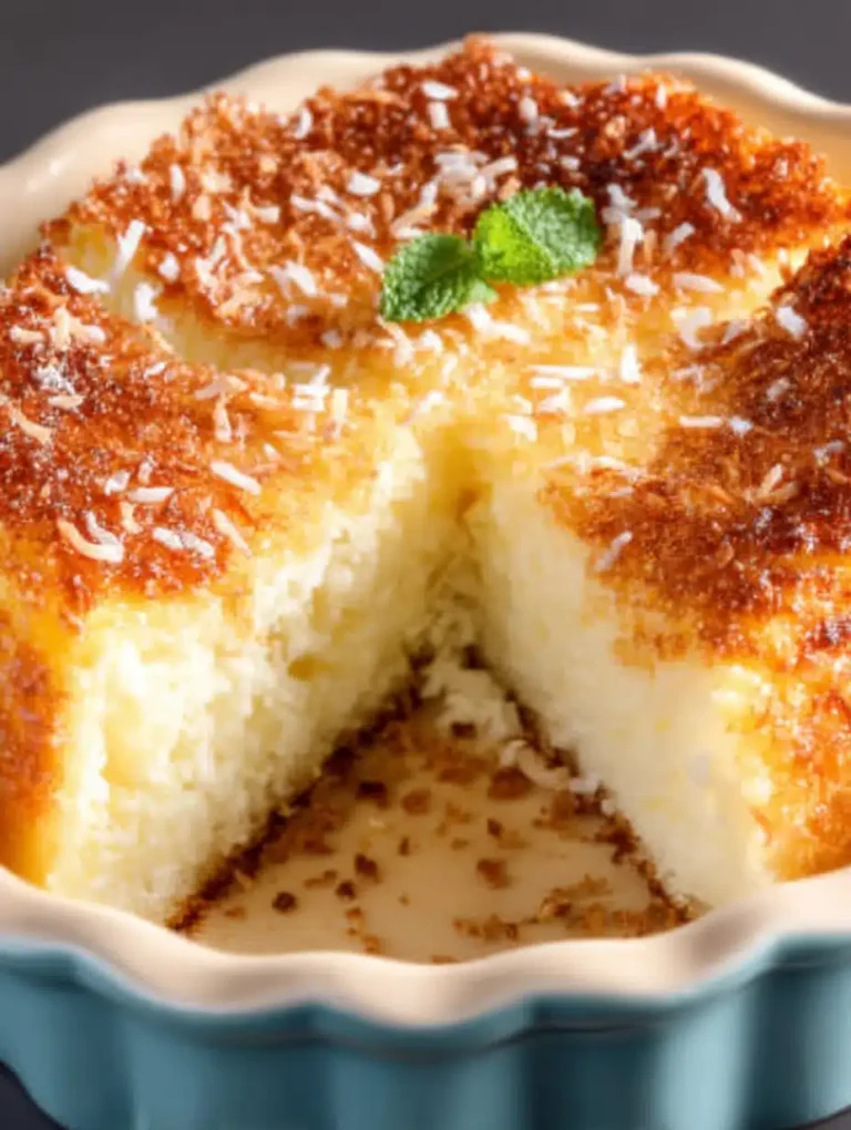 Kokos-Zauberkuchen Rezept: Der magische 3-Schichten-Kuchen für Urlaubsfeeling