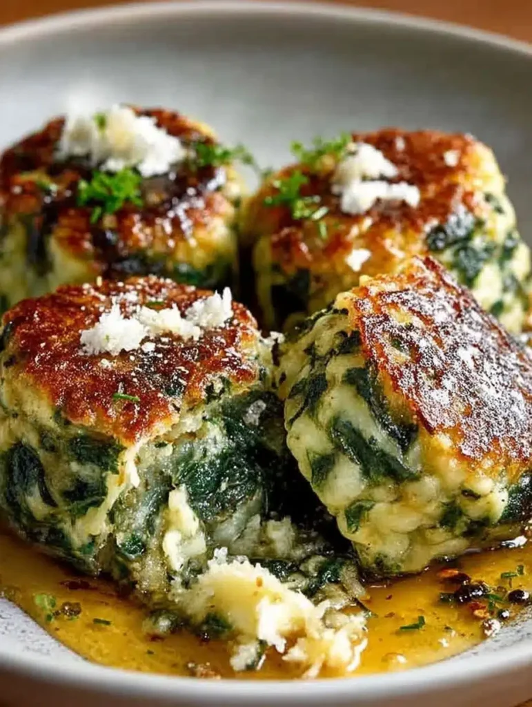 Südtiroler Spinatknödel: Traditionelles Vegetarisches Rezept für Herzhaften Genuss