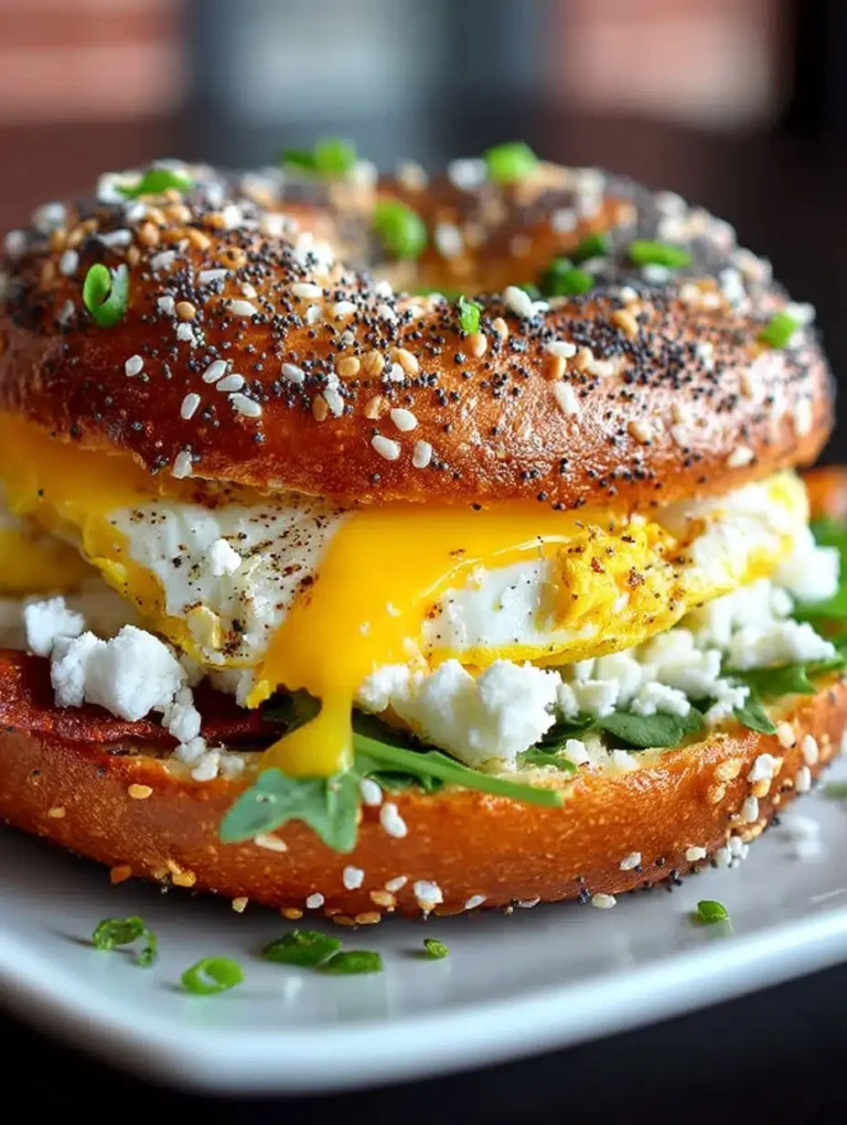 Everything Bagel Frühstücks-Sandwich: Schnelles & Sättigendes Hähnchen-Rezept
