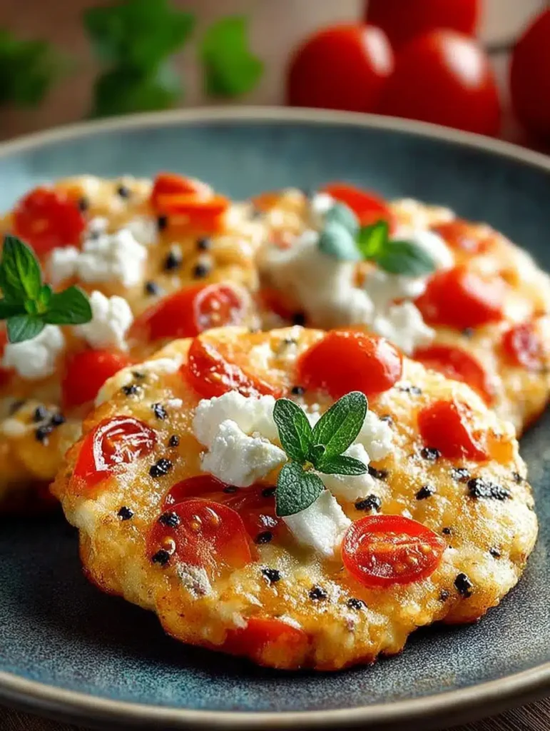 Hüttenkäsetaler mit Tomaten: Einfaches & schnelles Rezept für herzhaften Genuss